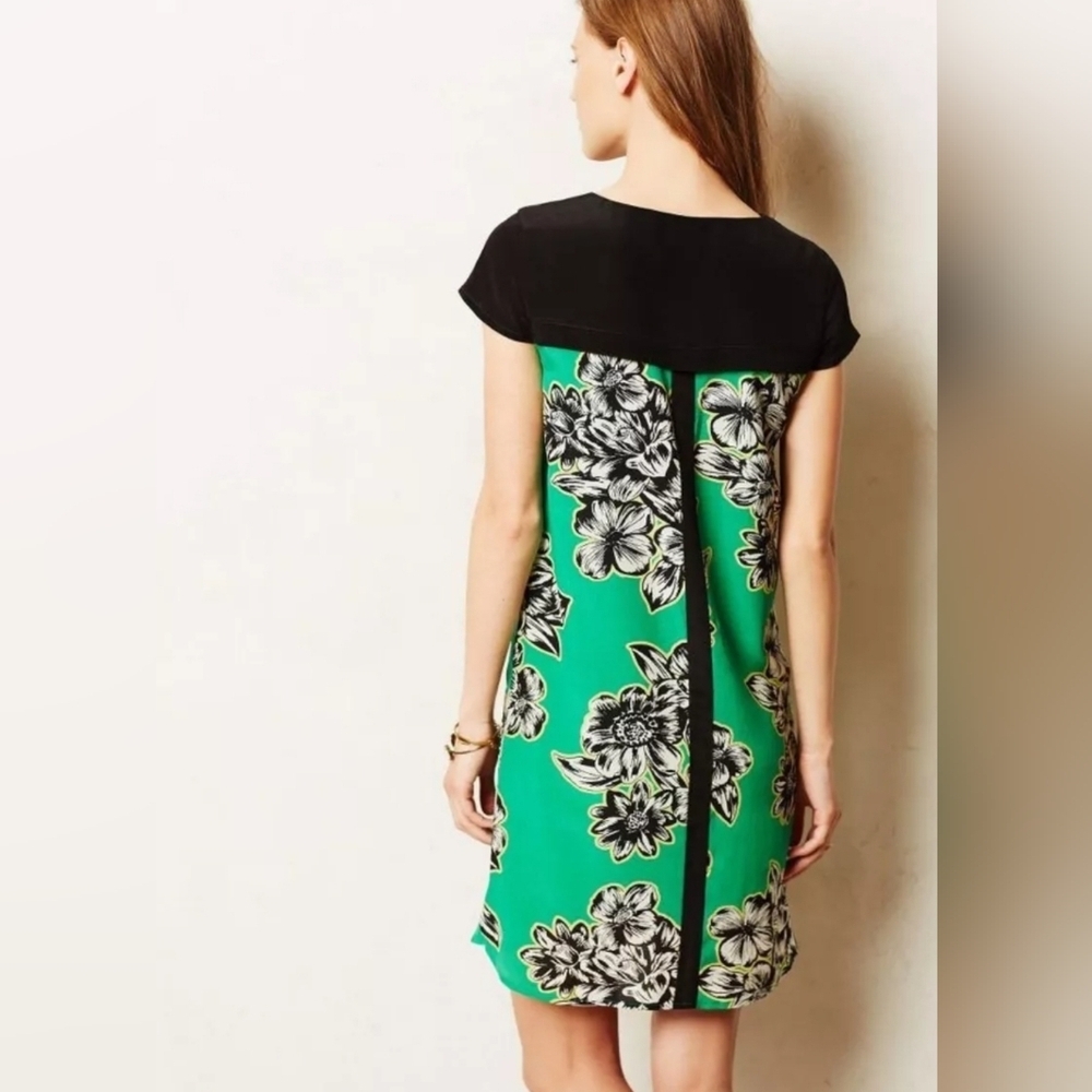 ❤️ ANTHROPOLOGIE MAEVE SILK AYAME SHIFT DRESS, 0 - Picture 2 of 13